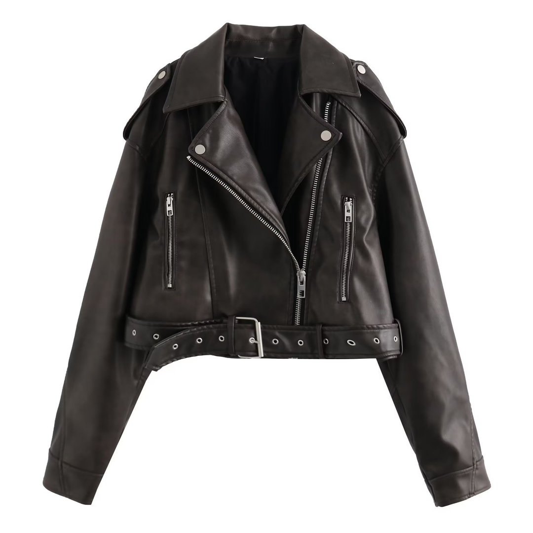 Fleur | Klassiek bikerjack voor dames