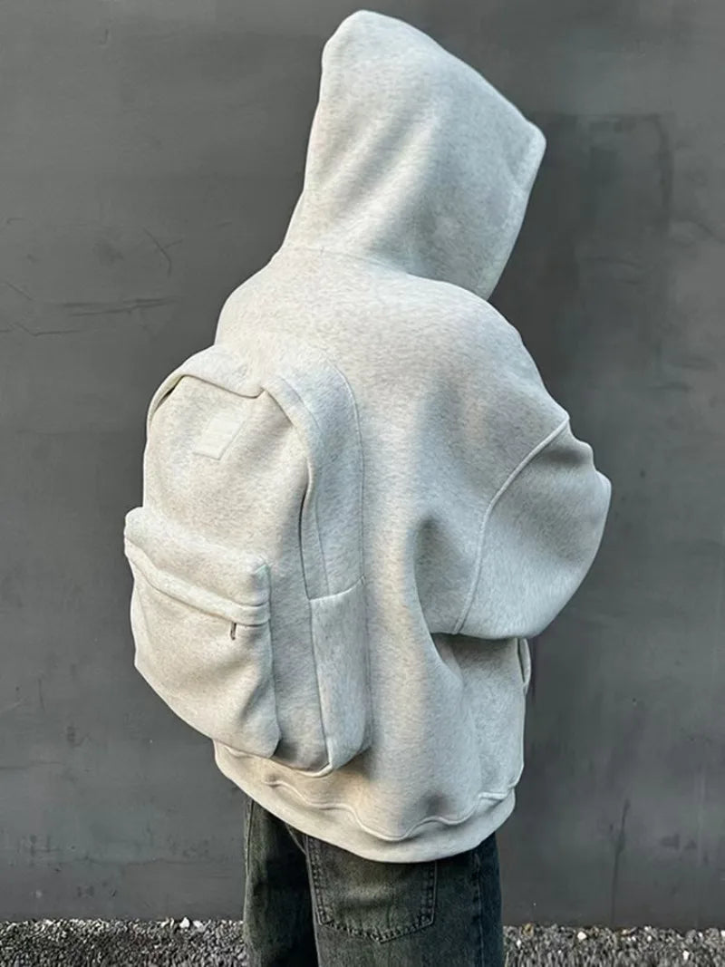Milan | Hoodie met ingebouwde rugzak voor heren