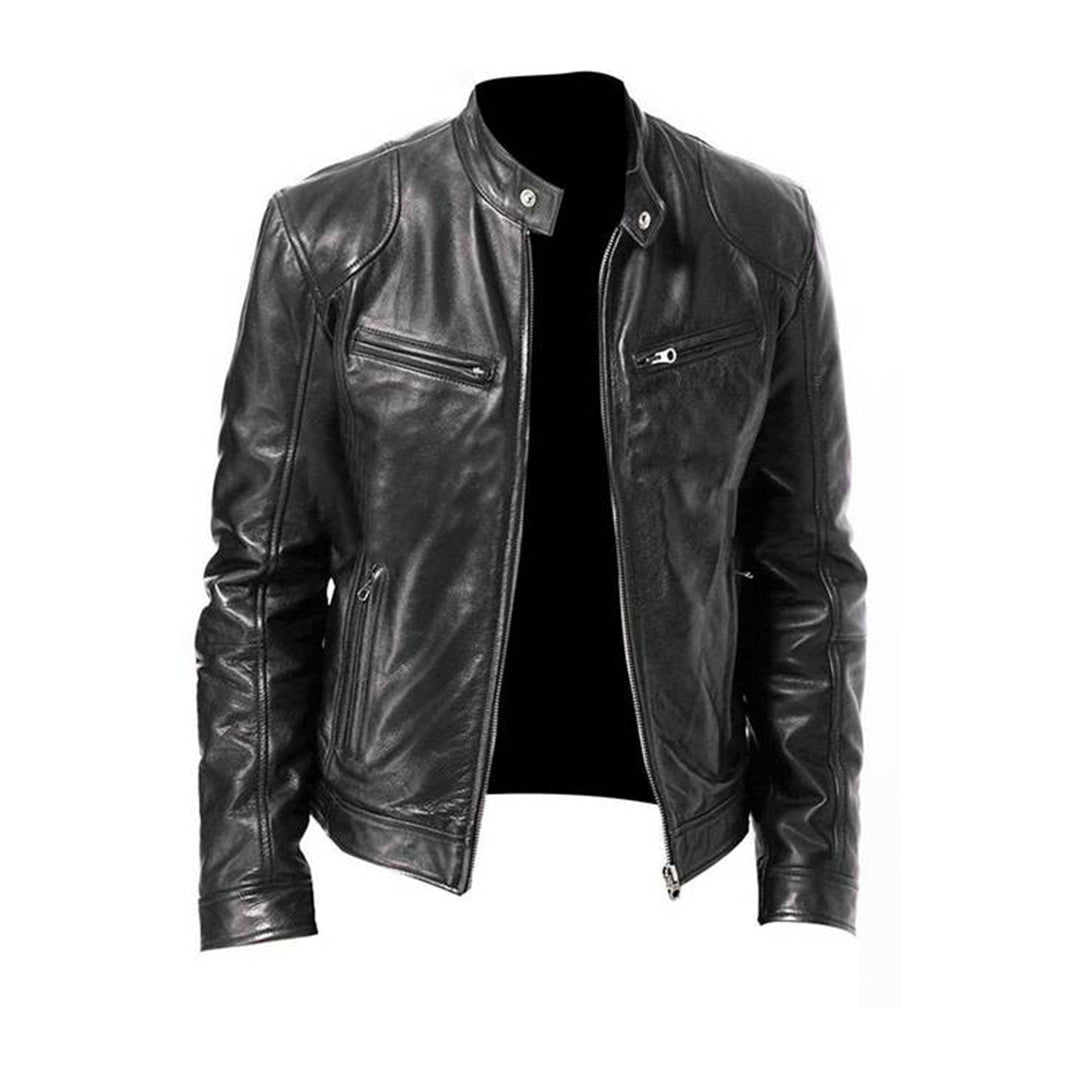 Nieuwe collectie leren jassen heren
