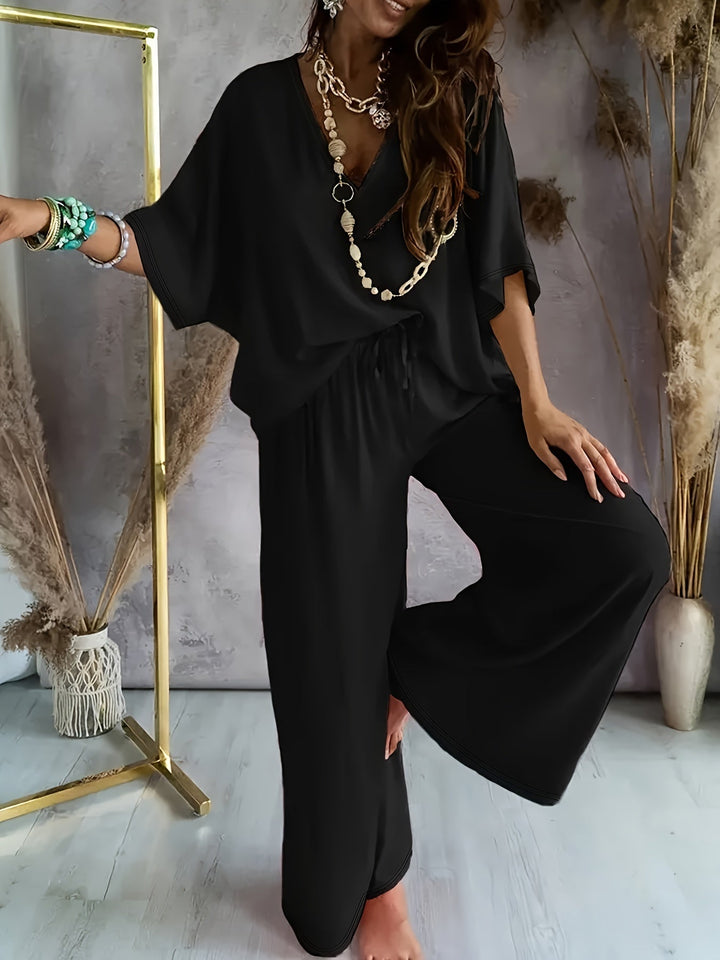 Yara - Dames Casual Set - Tweedelige Outfit voor Ontspannen Stijl