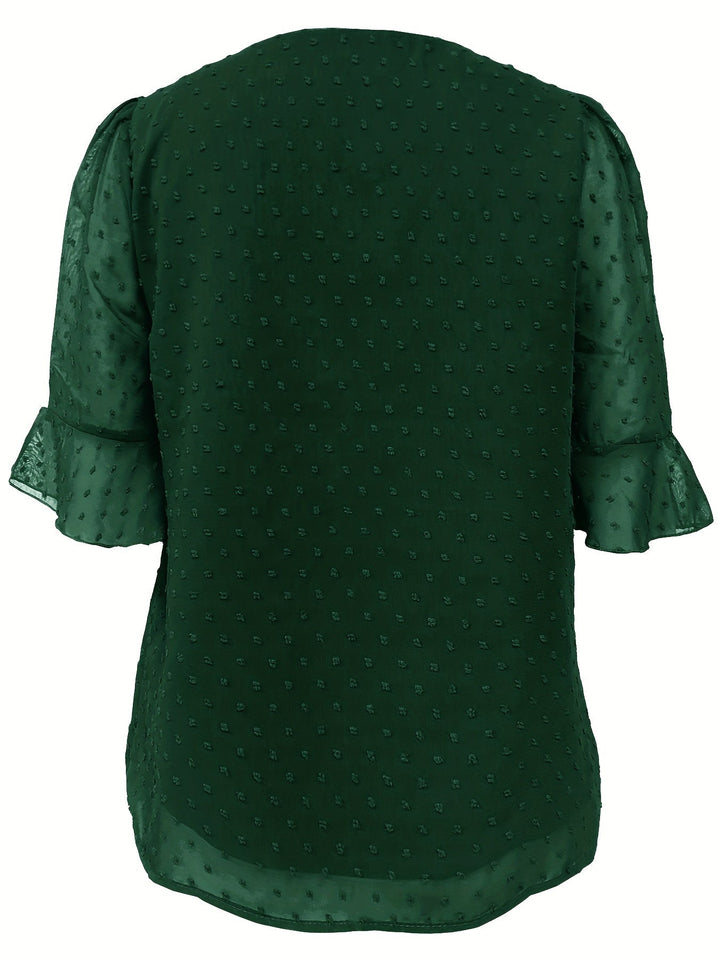 Nina - Dames Blouse - Losse Pasvorm van Chiffon
