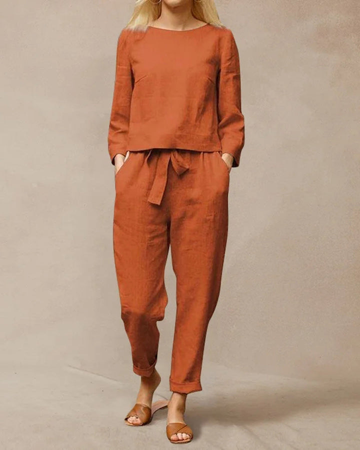 Lotte - Dames Tweedelige Set - Eenvoudige en Elegante Outfit