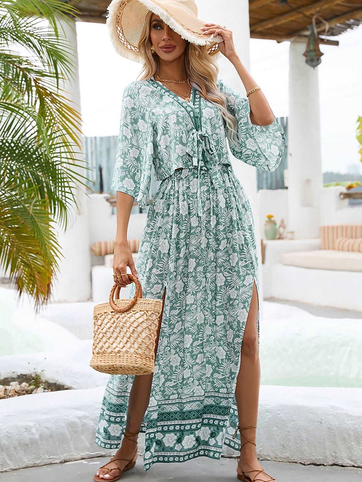 Elena - Dames Boho Rok Set - Ideaal voor Strandvakanties