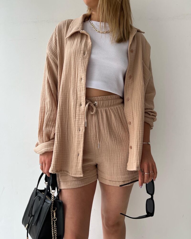 Elodie - Dames Katoenen Pak - Flexibel en Chic Design