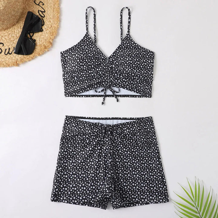 Bikiniset met hoge taille en bloemenprint – stijlvol en comfortabel voor elke zomerdag