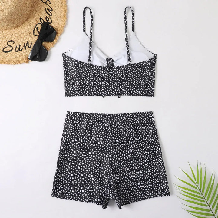 Bikiniset met hoge taille en bloemenprint – stijlvol en comfortabel voor elke zomerdag