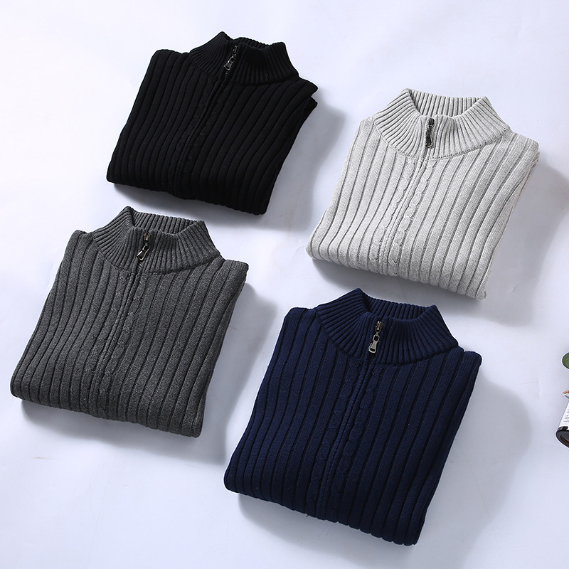 Émile | Handgemaakte ademende katoenen herfst cardigan voor heren met elegante afwerking en moderne pasvorm