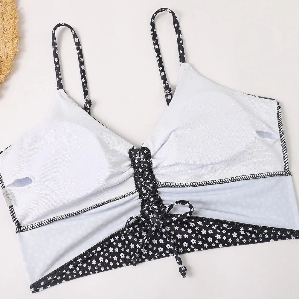 Bikiniset met hoge taille en bloemenprint – stijlvol en comfortabel voor elke zomerdag