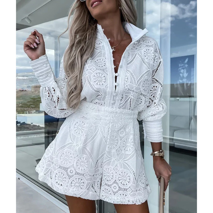 Lotte - Dames Short en Blouse Set - Comfortabele en Stijlvolle Combinatie