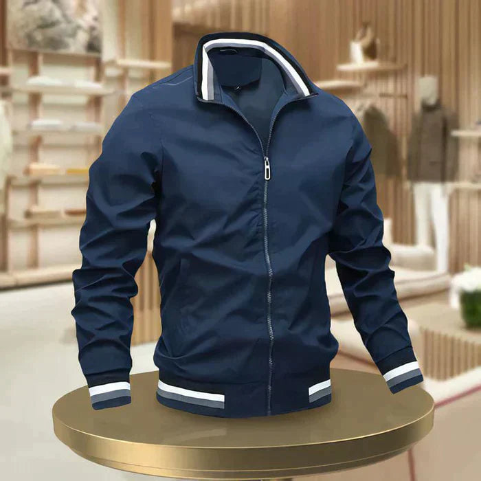 Milan | Lichtgewicht ademende polyester herfstjas voor heren met sportieve afwerking
