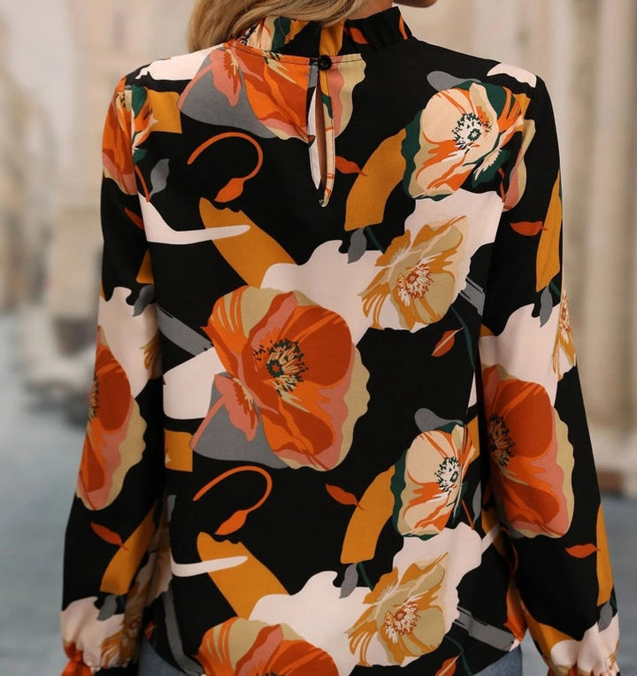 Livia - Dames Blouse - Stijlvol Design met Bloemenprint