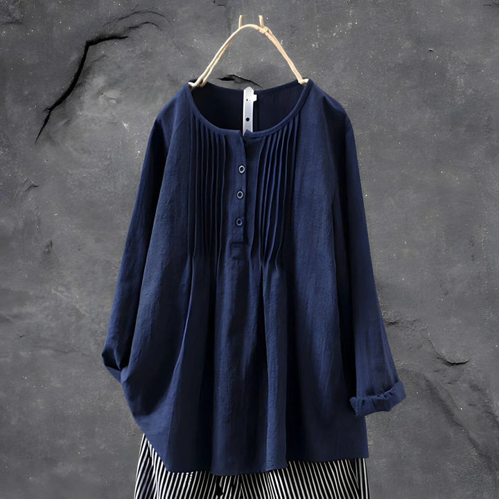 Lena - Dames Blouse - Unieke Snit voor een Trendy Look