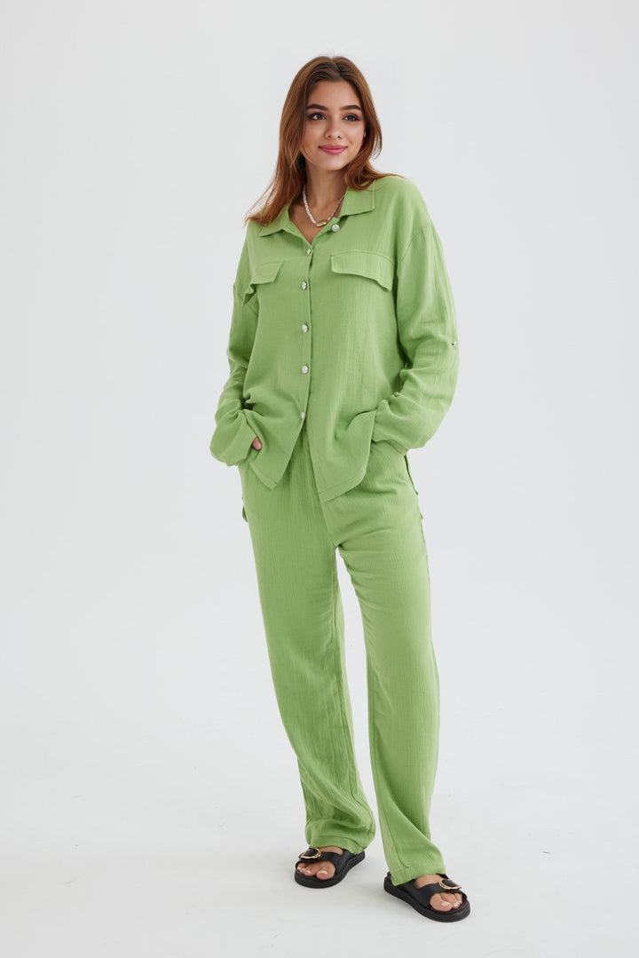 Daphne - Dames Zomerse Tweedelige Set - Frisse en Trendy Outfit