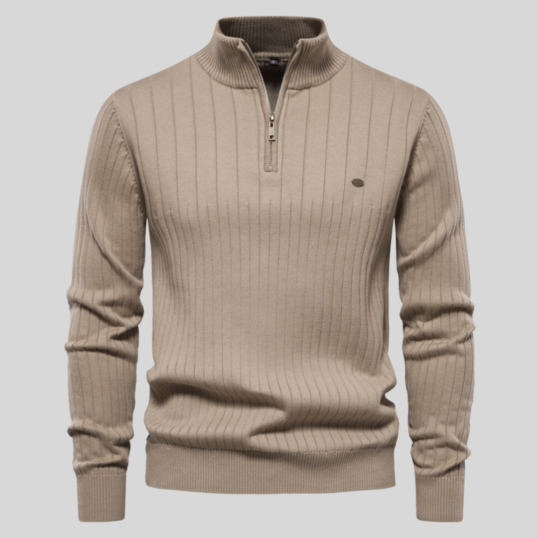 Ruben | Half zip trui voor heren