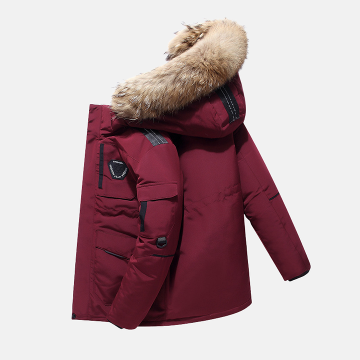 Milan | Winterjas met bontkraag voor heren