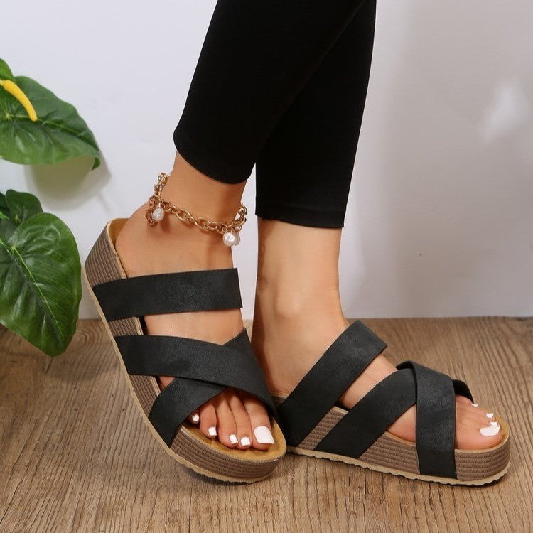 Lieke - Dames Plateau Sandalen