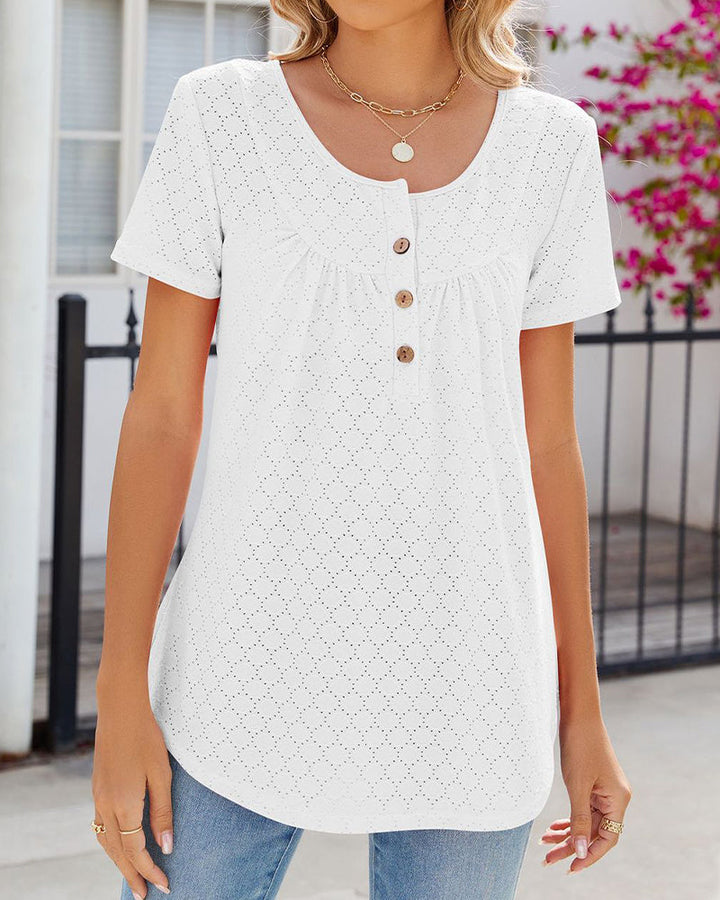 Nienke - Dames Shirt met Knopen