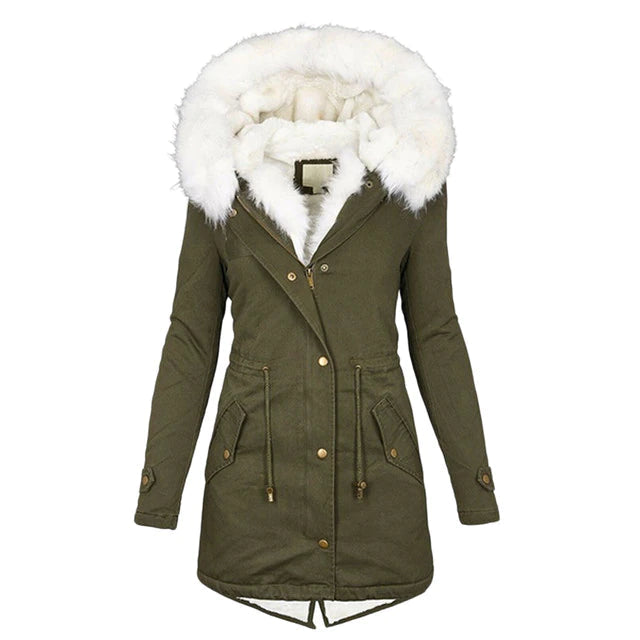 Chloe - Lange Winterjas voor Dames - Modieus en Beschermend tegen de Kou