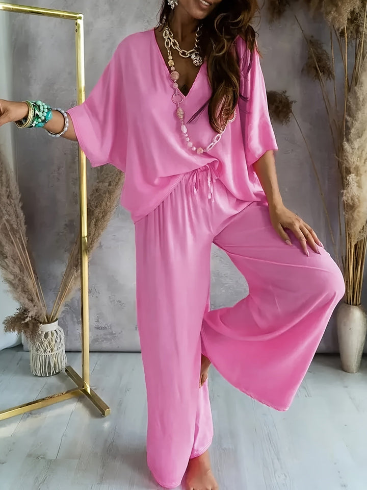 Yara - Dames Casual Set - Tweedelige Outfit voor Ontspannen Stijl
