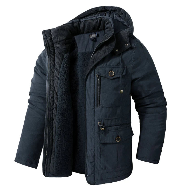 Hugo | Winterjas met rits voor heren
