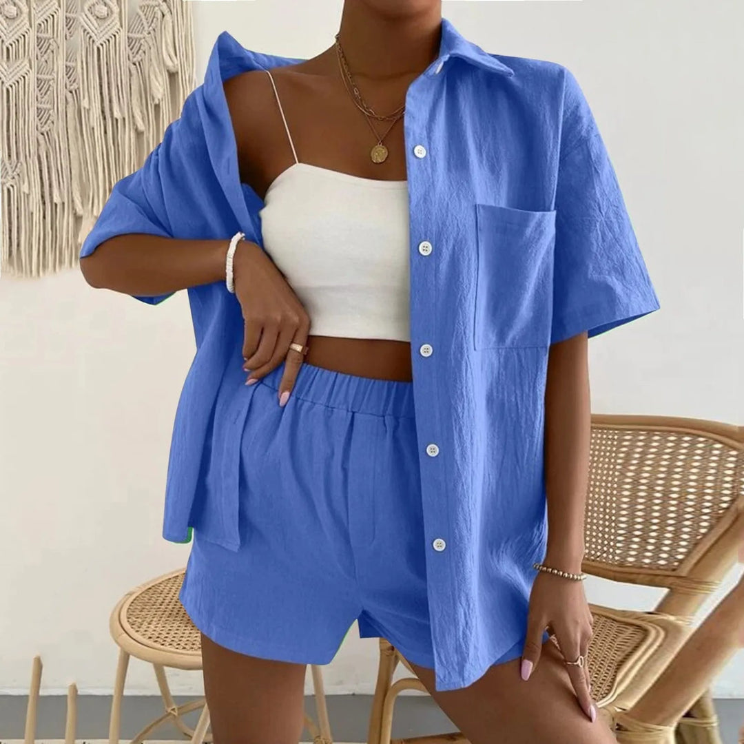 Elise - Dames Zomerset - Luchtige en Modieuze Tweedelige Outfit