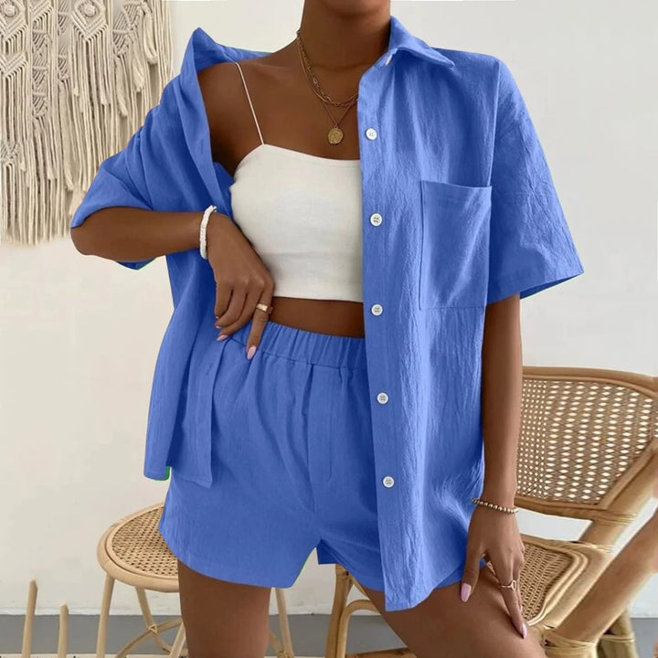 Elise - Dames Zomerset - Luchtige en Modieuze Tweedelige Outfit