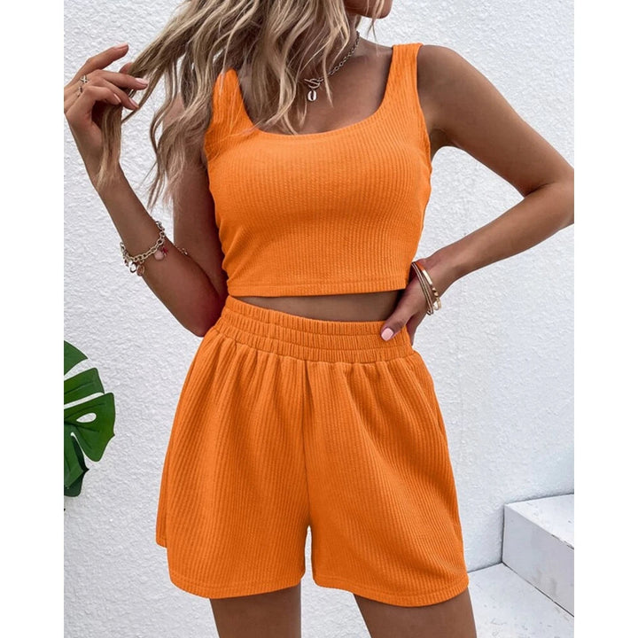 Mila - Dames Ribstof Set - Tweedelig met Comfortabele Pasvorm