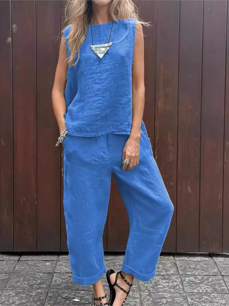 Yasmin - Dames Tweedelige Set - Comfortabele en Modieuze Combinatie