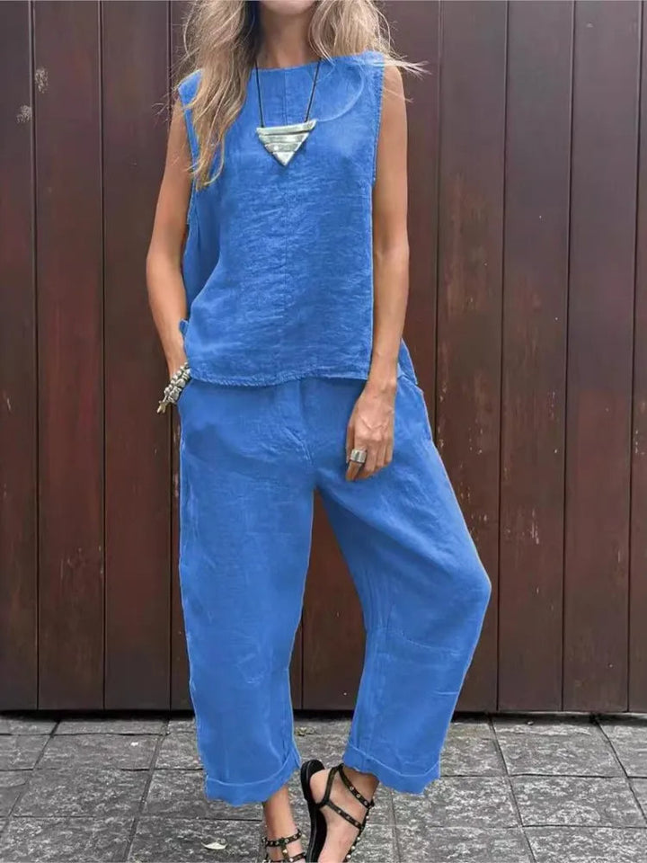 Yasmin - Dames Tweedelige Set - Comfortabele en Modieuze Combinatie