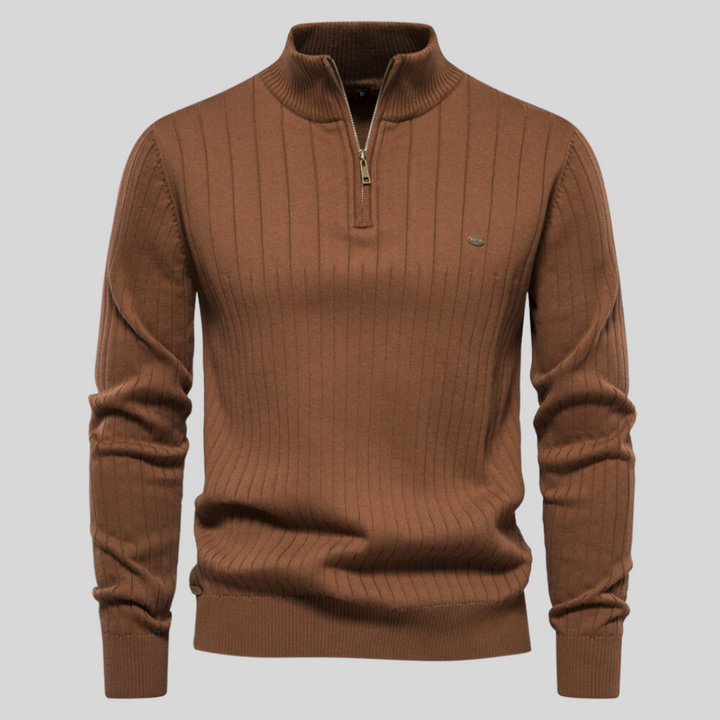 Ruben | Half zip trui voor heren