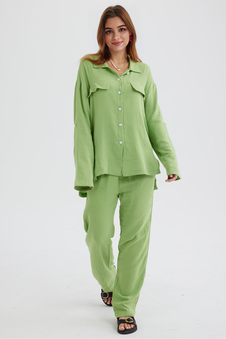 Daphne - Dames Zomerse Tweedelige Set - Frisse en Trendy Outfit