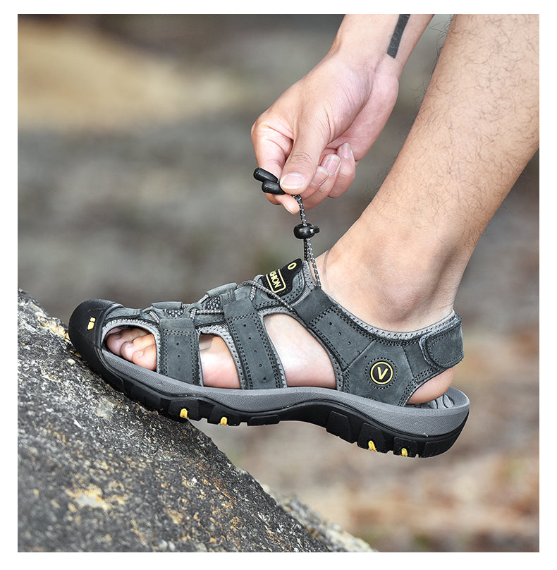 Tiroler heren sandalen – stevig, comfortabel en klaar voor elk zomers avontuur