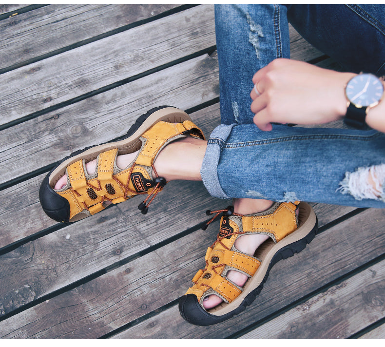 Tiroler heren sandalen – stevig, comfortabel en klaar voor elk zomers avontuur