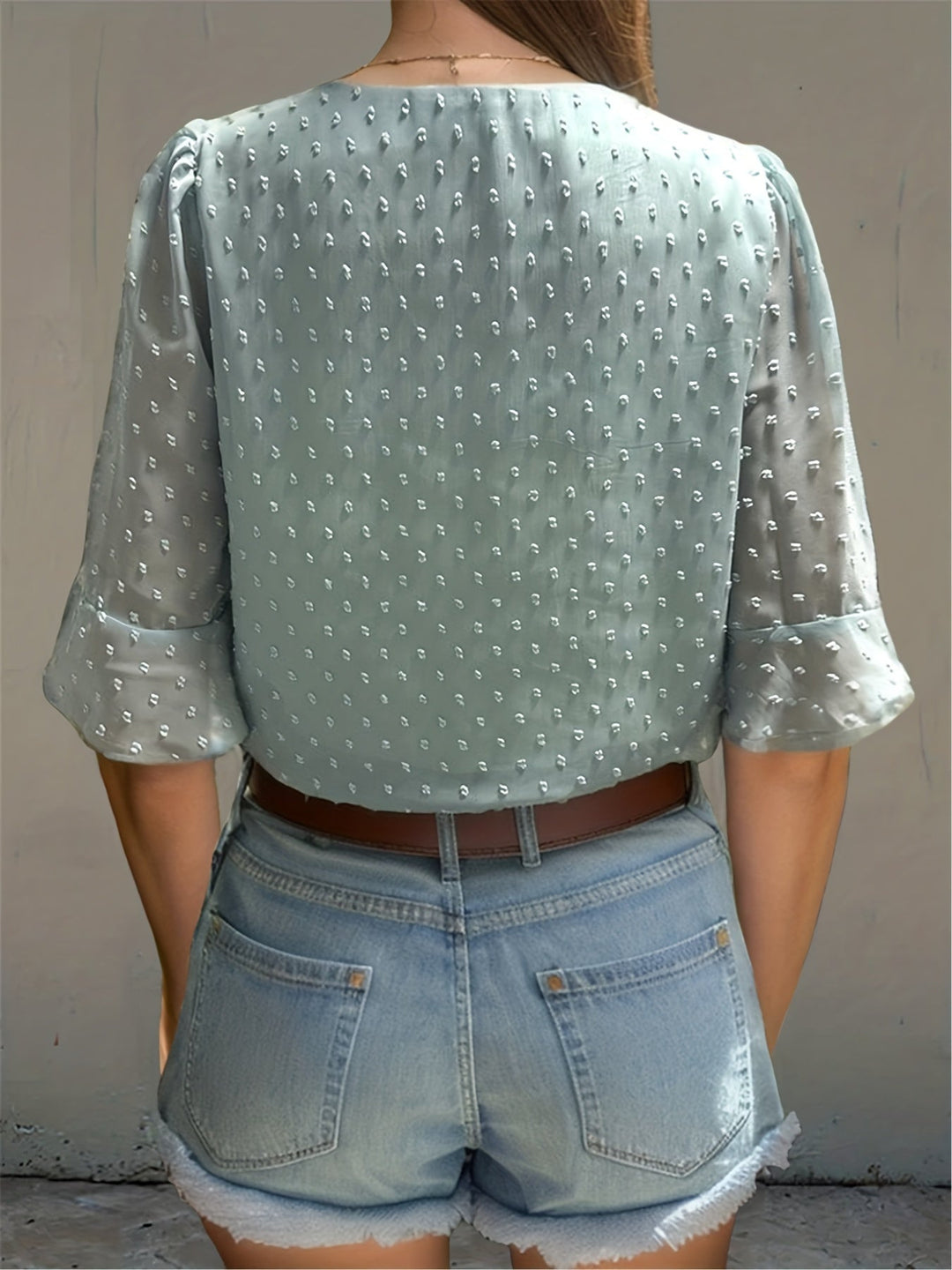 Nina - Dames Blouse - Losse Pasvorm van Chiffon