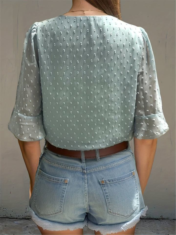 Nina - Dames Blouse - Losse Pasvorm van Chiffon