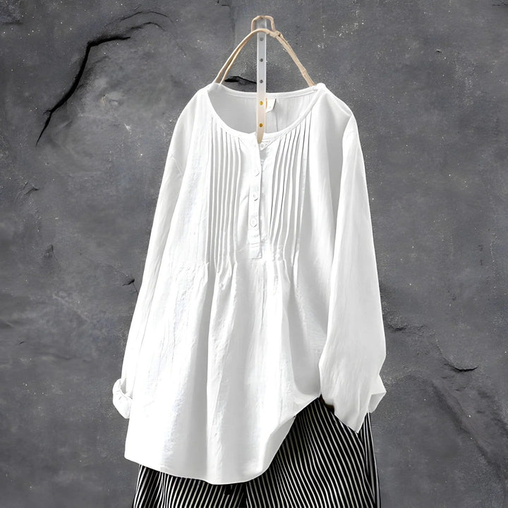 Lena - Dames Blouse - Unieke Snit voor een Trendy Look