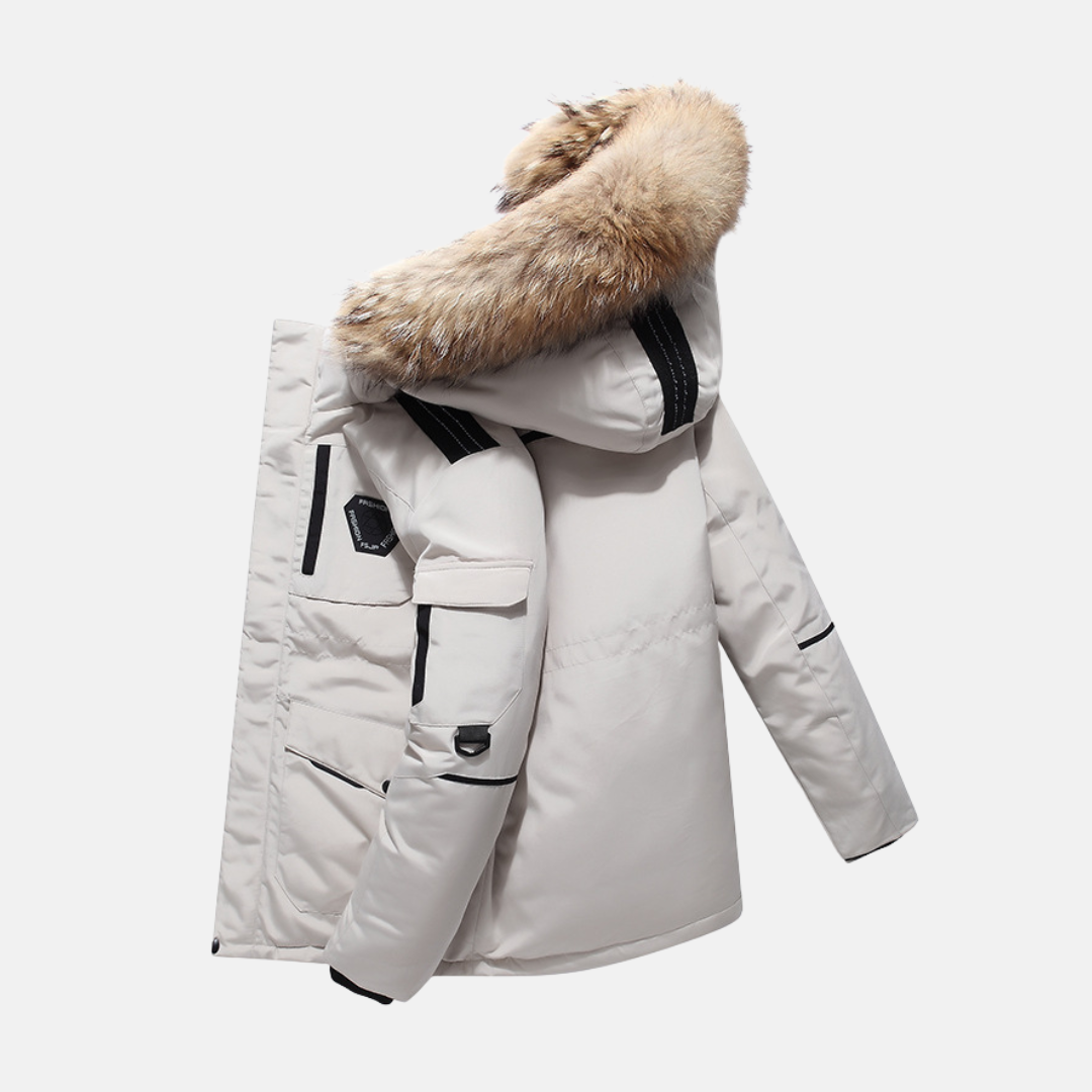 Milan | Winterjas met bontkraag voor heren