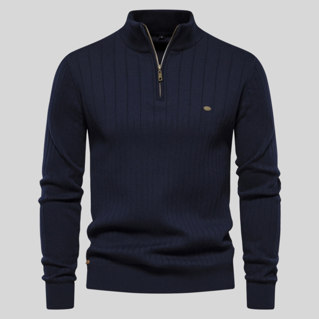 Ruben | Half zip trui voor heren