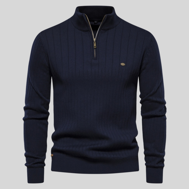 Ruben | Half zip trui voor heren