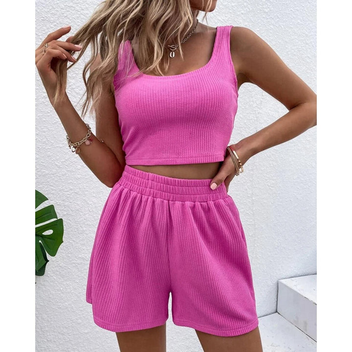 Mila - Dames Ribstof Set - Tweedelig met Comfortabele Pasvorm