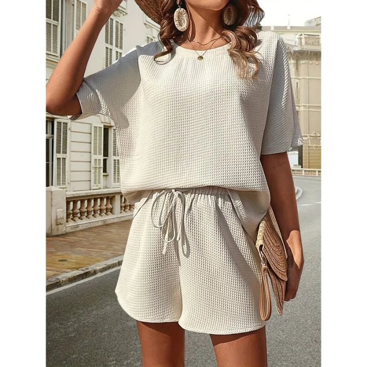 Celeste - Dames Losvallende Top en Shorts Set - Casual en Comfortabele Zomerse Combinatie