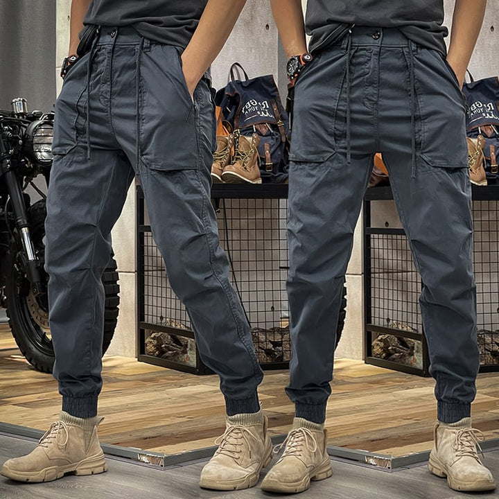 Heren stretch cargobroek – Flexibele pasvorm en praktische zakken voor comfort onderweg