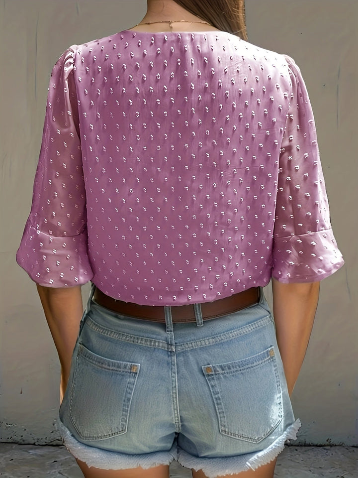 Nina - Dames Blouse - Losse Pasvorm van Chiffon