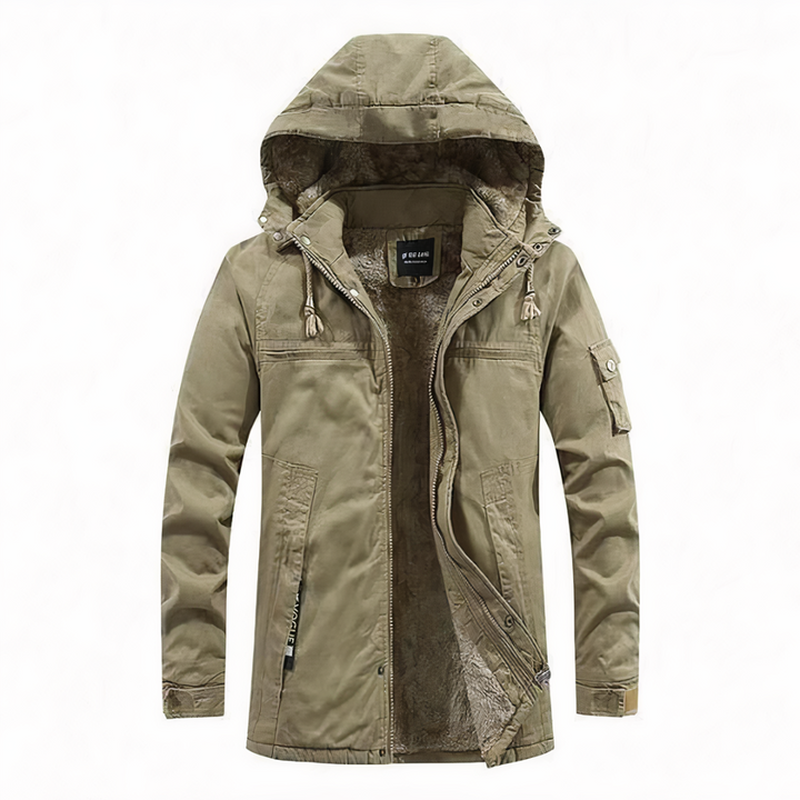 Bram | Winterjas met capuchon voor heren