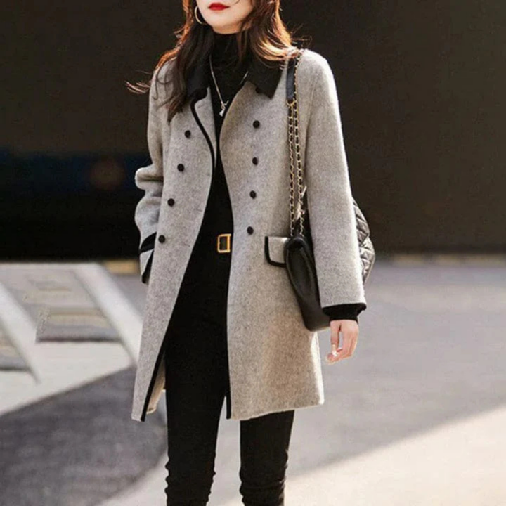 Sanne | Lange trenchcoat voor dames