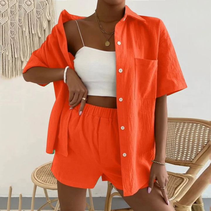 Elise - Dames Zomerset - Luchtige en Modieuze Tweedelige Outfit
