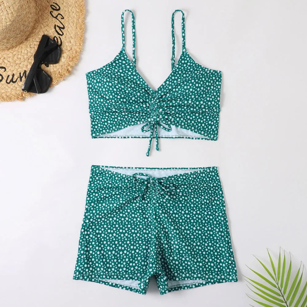 Bikiniset met hoge taille en bloemenprint – stijlvol en comfortabel voor elke zomerdag