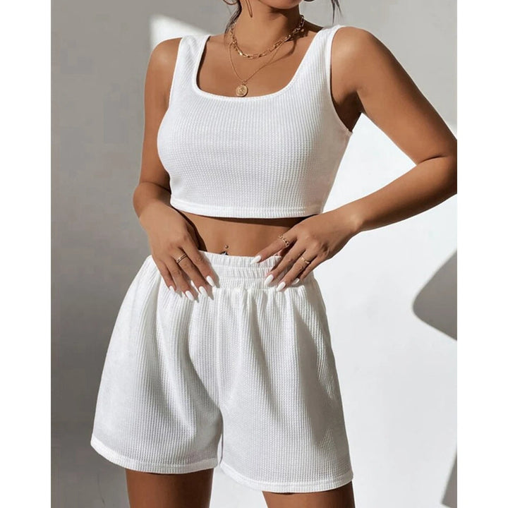 Mila - Dames Ribstof Set - Tweedelig met Comfortabele Pasvorm