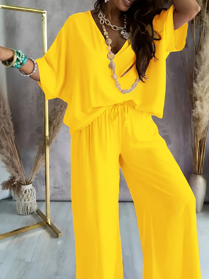 Yara - Dames Casual Set - Tweedelige Outfit voor Ontspannen Stijl