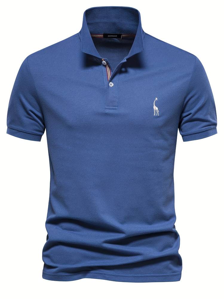 Heren polo effen – Tijdloze polo met comfortabele pasvorm en veelzijdige stijl